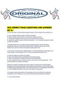 OCN CORRECT FINALS QUESTIONS AND ANSWERS SET A&period;pdf