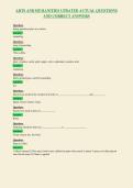 ARTS AND HUMANITIES UPDATED ACTUAL QUESTIONS&NewLine;AND CORRECT ANSWERS