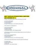 ARRT VASCULAR INTERVENTIONAL QUESTIONS AND ANSWERS SET A&period;pdf