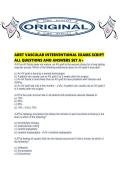 ARRT VASCULAR INTERVENTIONAL EXAMS SCRIPT ALL QUESTIONS AND ANSWERS SET A&period;pdf