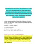ENPC 7TH EDITION EXAM&sol;ENPC 7TH EDITION ACTUAL EXAM 2026-2027 COMPLETE EXAM QUESTIONS AND CORRECT DETAILED ANSWERS &lpar;100&percnt; CORRECT VERIFIED ANSWERS&rpar; FREQUENTLY TESTED QUESTIONS AND SOLUTIONS&sol; NEWEST UPDATED VERSION EDITION 2026 GUARANTEED PASS A&plus; &vert;INSTANT DO