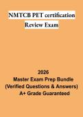 NMTCB PET Certification Review Exam PDF &vert; PET Nuclear Medicine Study Guide&comma; Practice Questions & Exam Prep 2026
