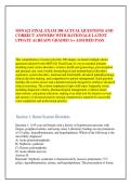 MSN 621 FINAL EXAM 300 ACTUAL QUESTIONS AND &NewLine;CORRECT ANSWERS WITH RATIONALE LATEST &NewLine;UPDATE ALREADY GRADED A&plus; ASSURED PASS 