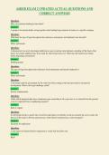 ASREB EXAM 2 UPDATED ACTUAL QUESTIONS AND&NewLine;CORRECT ANSWERS&NewLine;