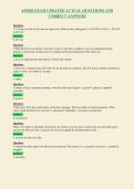 ASREB EXAM UPDATED ACTUAL QUESTIONS AND&NewLine;CORRECT ANSWERS&NewLine;