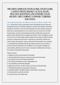 HIST 405N COMPLETE STUDY GUIDE &vert; STUDY GUIDE &NewLine;&vert; LATEST UPDATE 2026&sol;2027 &vert; ACTUAL EXAM &vert; &NewLine;PRACTICE QUESTIONS AND ANSWERS &vert; EXAM &NewLine;REVIEW &vert; 100&percnt; CORRECT ANSWERS &vert; VERIFIED &NewLine;SOLUTIONS