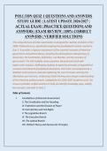 POLI 330N QUIZ 1 QUESTIONS AND ANSWERS &NewLine;STUDY GUIDE &vert; LATEST UPDATE 2026&sol;2027 &vert; &NewLine;ACTUAL EXAM &vert; PRACTICE QUESTIONS AND &NewLine;ANSWERS &vert; EXAM REVIEW &vert; 100&percnt; CORRECT &NewLine;ANSWERS &vert; VERIFIED SOLUTIONS