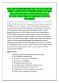 POLI 330N COMPREHENSIVE PRACTICE TEST STUDY &NewLine;GUIDE &vert; LATEST UPDATE 2026&sol;2027 &vert; ACTUAL EXAM &vert; &NewLine;PRACTICE QUESTIONS AND ANSWERS &vert; EXAM &NewLine;REVIEW &vert; 100&percnt; CORRECT ANSWERS &vert; VERIFIED &NewLine;SOLUTIONS 