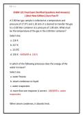CHEM 121 Final Exam &lpar;Verified Questions And Answers&rpar; &NewLine;&vert;&vert;Best New Edition&vert;&vert;Sure Pass&excl;&excl;&excl;