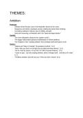 Macbeth notes on themes