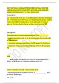 BMS 300 EXAM 4 &lbrack;2026&sol;2027&rsqb; &vert;NEWEST ACTUAL UPDATED &NewLine;ACTUAL EXAM WITH COMPLETE QUESTION AND ANSWER &vert; &NewLine;VERIFIED&sol;&sol;FREQUENTLY TESTED QUESTIONS