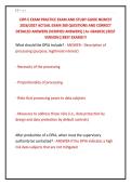 CIPP-E EXAM PRACTICE EXAM AND STUDY GUIDE NEWEST &NewLine;2026&sol;2027 ACTUAL EXAM 300 QUESTIONS AND CORRECT &NewLine;DETAILED ANSWERS &lpar;VERIFIED ANSWERS&rpar; &vert;A&plus; GRADED&vert;&vert;BEST &NewLine;VERSION&vert;&vert;BEST EXAMS&excl;&excl;&excl; 