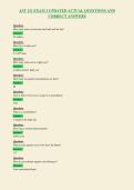 AST 111 EXAM 1 UPDATED ACTUAL QUESTIONS AND&NewLine;CORRECT ANSWERS
