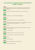 AST 111 EXAM CH&period; 1 3 UPDATED ACTUAL QUESTIONS AND&NewLine;CORRECT ANSWERS