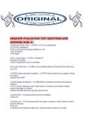 ABQAURP EVALUATION TEST QUESTIONS AND ANSWERS SURE A&period;pdf