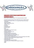 ABQAURP LATEST FINALS QUESTIONS AND ANSWERS SURE A&period;pdf