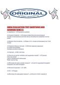 OMSA EVALUATION TEST QUESTIONS AND ANSWERS SURE A&period;pdf