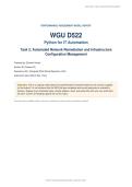 WGU D522 Task 1 and 2 Performance Assessments Guide &vert; 2026 Update with complete solutions&period;