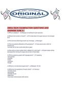 OMSA MAIN EXAMINATION QUESTIONS AND ANSWERS SURE A&period;pdf