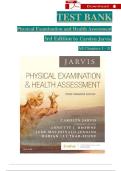 Test Bank For Physical Examination and Health Assessment&comma; 3rd Canadian Edition by Carolyn Jarvis&comma; Annette J&period; Browne&comma; June MacDonald-Jenkins&comma; and Marian Luctkar-Flude