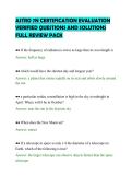 ASTRO 7N CERTIFICATION EVALUATION&NewLine;VERIFIED QUESTIONS AND SOLUTIONS&NewLine;FULL REVIEW PACK&NewLine;