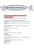 NSG 3100 ALL CORE REVIEW QUESTIONS AND ANSWERS SURE A&period;pdf