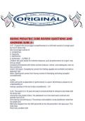 BURNS PEDIATRIC CORE REVIEW QUESTIONS AND ANSWERS SURE A&period;pdf