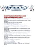 BURNS PEDIATRIC CORRECT STUDY GUIDE QUESTIONS AND ANSWERS SURE A&period;pdf