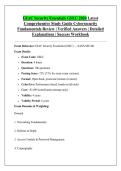 GIAC Security Essentials GSEC 2026 Latest &NewLine;Comprehensive Study Guide Cybersecurity &NewLine;Fundamentals Review &vert; Verified Answers &vert; Detailed &NewLine;Explanations &vert; Success Workbook 