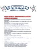BURNS PEDIATRIC COMPREHENSIVE QUESTIONS AND ANSWERS SURE A&period;pdf