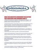WGU C100 OBJECTIVE ASSESSMENT EVALUATION TEST QUESTIONS AND ANSWERS SURE A&period;pdf
