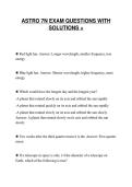 ASTRO 7N EXAM QUESTIONS WITH&NewLine;SOLUTIONS &plus;
