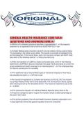 GENERAL HEALTH INSURANCE CORE MAIN QUESTIONS AND ANSWERS SURE A&period;pdf