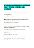 ASTRONOMY 1010 COMPREHENSIVE EXAM&NewLine;SCRIPT VERIFIED QUESTIONS AND&NewLine;SOLUTIONS&NewLine;