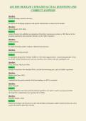 ASU BIO 340 EXAM 1 UPDATED ACTUAL QUESTIONS AND&NewLine;CORRECT ANSWERS&NewLine;