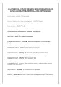 NHA CPT&lpar;CERTIFIED PHARMACY TECHNICIAN&rpar; TEST&vert;VERIFIED QUESTIONS AND DETAILED ANSWERS&vert;RATED AND GRADED A&plus; NEW UPDATE&vert;2026&sol;2027