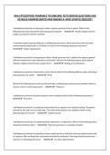 NHA CPT&lpar;CERTIFIED PHARMACY TECHNICIAN&rpar; TEST&vert;VERIFIED QUESTIONS AND DETAILED ANSWERS&vert;RATED AND GRADED A&plus; NEW UPDATE&vert;2026&sol;2027