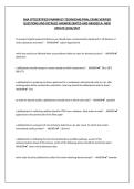 NHA CPT&lpar;CERTIFIED PHARMACY TECHNICIAN&rpar; TEST&vert;VERIFIED QUESTIONS AND DETAILED ANSWERS&vert;RATED AND GRADED A&plus; NEW UPDATE&vert;2026&sol;2027
