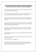 NHA CPT&lpar;CERTIFIED PHARMACY TECHNICIAN&rpar; FINAL EXAM&vert;VERIFIED QUESTIONS AND DETAILED ANSWERS&vert;RATED AND GRADED A&plus; NEW UPDATE&vert;2026&sol;2027