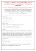 Connecticut &lpar;CT&rpar; Insuring Agreements Exam 2026-2027 &vert; 150 Verified Q&A with Detailed Rationales &vert; A&plus; Guaranteed