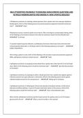 NHA CPT&lpar;CERTIFIED PHARMACY TECHNICIAN&rpar; TEST&vert;VERIFIED QUESTIONS AND DETAILED ANSWERS&vert;RATED AND GRADED A&plus; NEW UPDATE&vert;2026&sol;2027