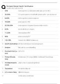 PMH-C Certification Review &sol; Score 100&percnt; &sol; 2025-2026 New Version &sol; Perinatal Mental Health Exam Prep Study Guide&NewLine;&NewLine;