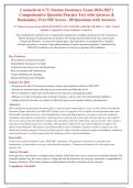 Connecticut &lpar;CT&rpar; Marine Insurance Exam Practice Test 2026-2027 &vert; Questions with Answers & Rationales &vert; Updated for New CT Regulations