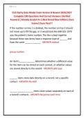 CLR Clarity Data Model Exam Version B Newest 2026&sol;2027 &NewLine;Complete 100 Questions And Correct Answers &lpar;Verified &NewLine;Answers&rpar; &vert;Already Graded A&plus;&vert;&vert;Best Brand New Edition&vert;&vert;Sure &NewLine;Exams&vert;&vert;Sure Pass&excl;&excl;&excl;