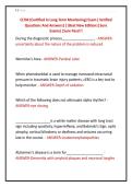 CLTM &lpar;Certified In Long-Term Monitoring&rpar; Exam &lpar; Verified &NewLine;Questions And Answers&rpar; &vert;&vert;Best New Edition&vert;&vert;Sure &NewLine;Exams&vert;&vert;Sure Pass&excl;&excl;&excl;