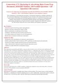 Connecticut &lpar;CT&rpar; Marketing & Advertising Rules Exam 2026&sol;2027 &vert;  Verified Q&A&comma; CUTPA & CTDPA Guide