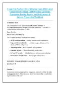 CompTIA PenTest&plus;&reg; Certification Exam 2026 Latest &NewLine;Comprehensive Study Guide Practice Questions&comma; &NewLine;Penetration Testing Review&comma; Verified Answers & &NewLine;Success Preparation Workbook