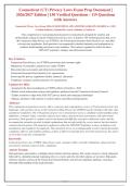 Connecticut Privacy Laws Exam 2026-2027 &vert;  Practice Questions with Detailed Answers & CTDPA Updates