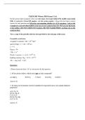 CHEM 101 WINTER 2026 EXAM 2 VERSION A &vert; QUESTIONS AND CORRECT ANSWERS &vert; VERIFIED ANSWER KEY &vert; 100&percnt; CORRECT&period;