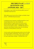 MECH502 EXAM &NewLine;QUESTIONS AND &NewLine;ANSWERS 2026 - 2027